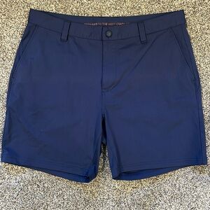 Rhone Size 34 7” Commuter Shorts Navy